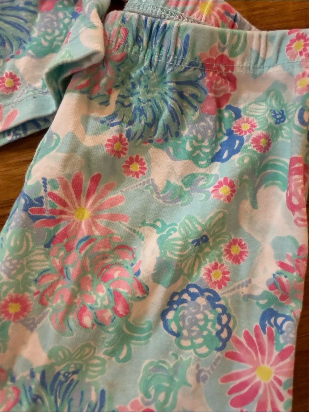 Lily Pulitzer x Pottery Barn Tight Fit Organic Cotton Pajamas. Size 8 (v1)